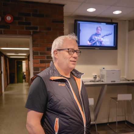 Rektor Svein Ruud på Musikkfolkehøgskolen Viken